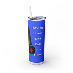 Paramedic Appreciation Skinny Tumbler with Straw - 20oz