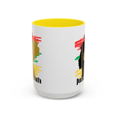 Juneteenth Accent Coffee Mug - Celebrate Freedom & Heritage