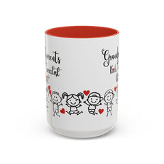 Grandparents' Gift Coffee Mug - Kids' Greatest Love Design