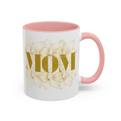 Elegant MOM Accent Coffee Mug - Perfect Gift for Mother's Day
