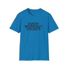 Motivational Workout T-Shirt - Every Workout Counts