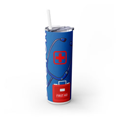 Doctor Skinny Tumbler with Straw, 20oz - Perfect Gift for Healthcare Professionals