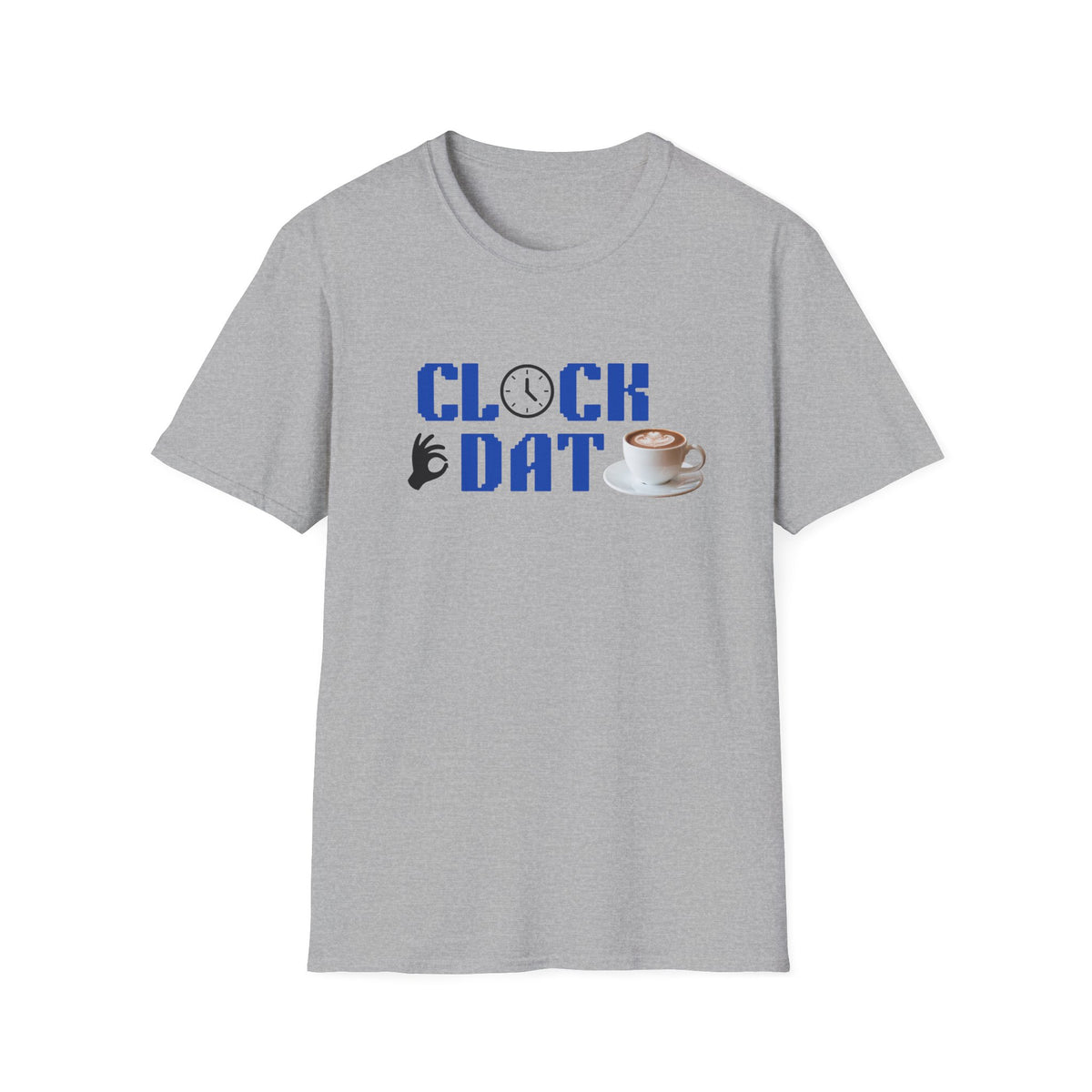Coffee Lovers T-Shirt - 'CLOCK DAT'