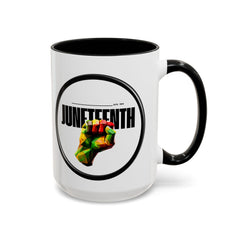 Juneteenth Accent Coffee Mug - Celebrate Freedom and Heritage