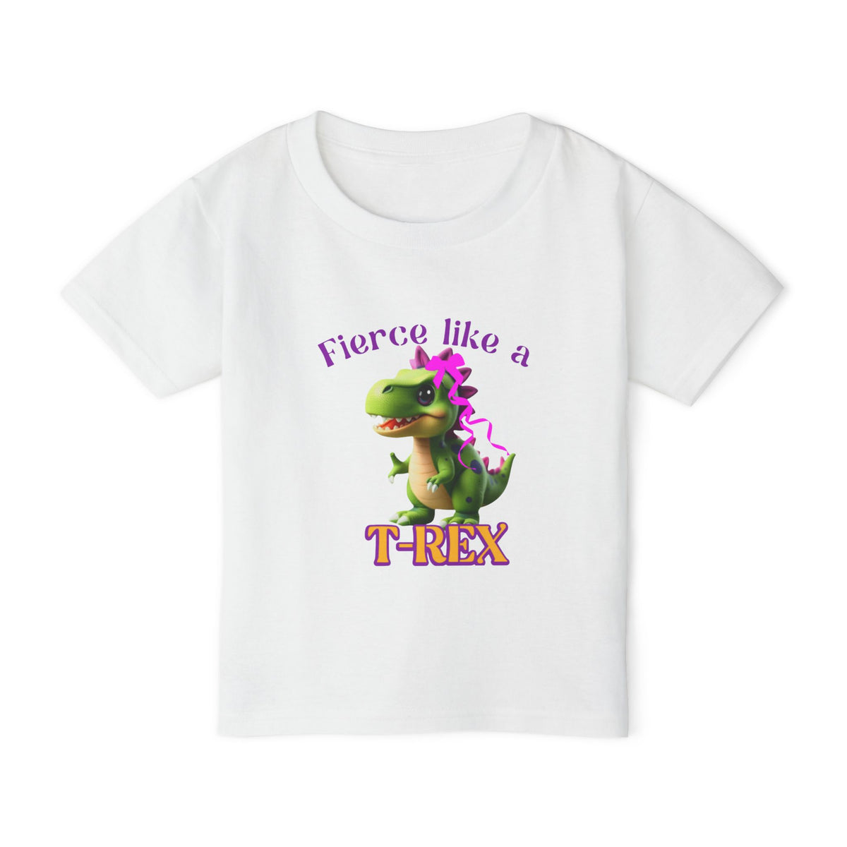 Fierce T-Rex Toddler T-Shirt | Cute Dino Theme for Kids