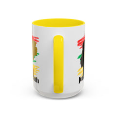 Juneteenth Accent Coffee Mug - Celebrate Freedom & Heritage