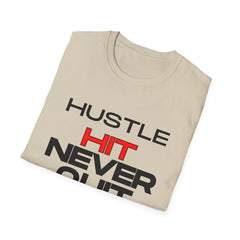 Hustle Hard Unisex Softstyle T-Shirt - Motivational Fitness Apparel