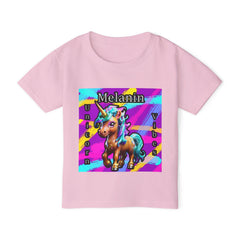 Melanin Unicorn Vibes Toddler T-Shirt