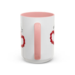Heart of Our Family Accent Coffee Mug