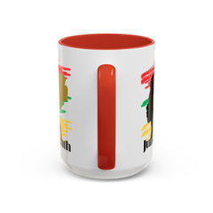 Juneteenth Accent Coffee Mug - Celebrate Freedom & Heritage
