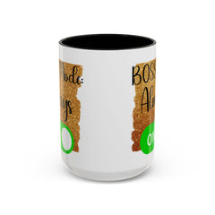 Boss Mode Always Accent Coffee Mug - Motivational Ceramic Mug for Work and Home