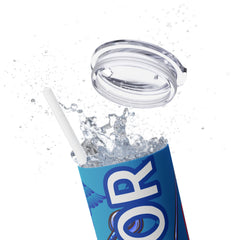 Doctor Skinny Tumbler with Straw, 20oz