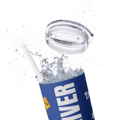 Truck Driver 20oz Skinny Tumbler with Straw