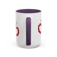 Heart of Our Family Accent Coffee Mug