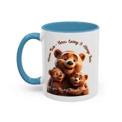 Love You Beary Much Bear Family Mug - Cute Accent Coffee Mug for Moms