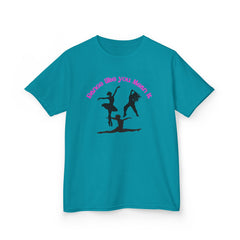 Motivational Kids Tee - 'Dance Like You Mean It'