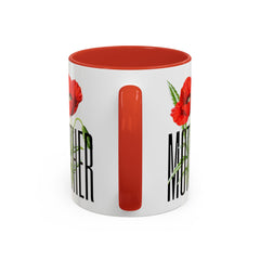 Mother's Day Accent Coffee Mug - Floral Design 11oz & 15oz