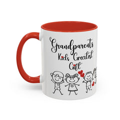 Grandparents' Greatest Gift Coffee Mug - Cute Family Design for Special Moments