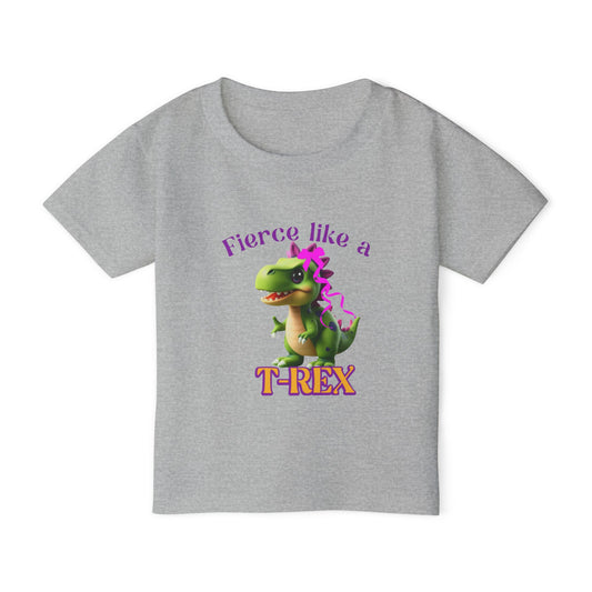 Fierce T-Rex Toddler T-Shirt | Cute Dino Theme for Kids