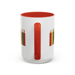 Juneteenth Accent Coffee Mug - Celebrate Freedom and History | 11oz & 15oz Options