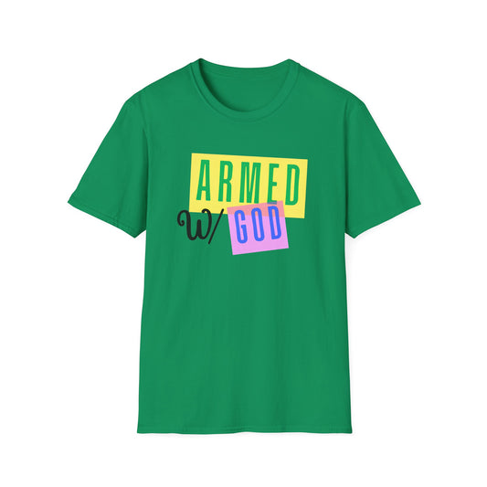Armed with God Unisex Softstyle T-Shirt