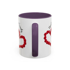 Heart of Our Family Accent Coffee Mug