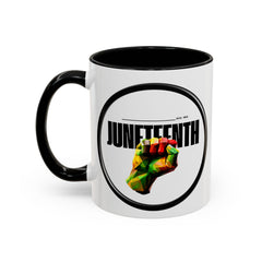 Juneteenth Accent Coffee Mug - Celebrate Freedom and Heritage