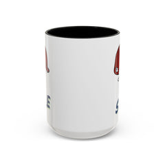 Sip in Style Accent Coffee Mug - Fun & Unique Ceramic Mug for Drink Lovers