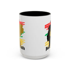 Juneteenth Accent Coffee Mug - Celebrate Freedom & Heritage