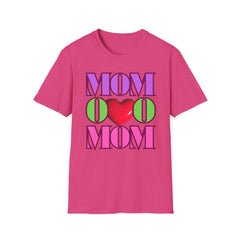 Colorful "Mom" Heart T-Shirt