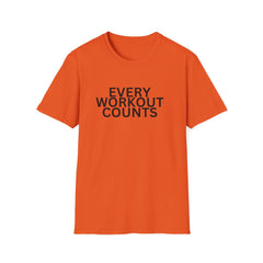 Motivational Workout T-Shirt - Every Workout Counts