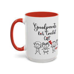 Grandparents' Gift Coffee Mug - Kids' Greatest Love Design