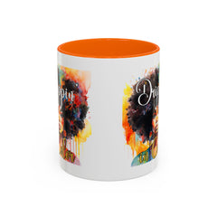 Drippin' in Color Coffee Mug - Afrocentric Drinkware for Proud Individuals