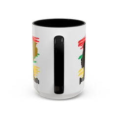 Juneteenth Accent Coffee Mug - Celebrate Freedom & Heritage