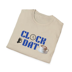 Coffee Lovers T-Shirt - 'CLOCK DAT'