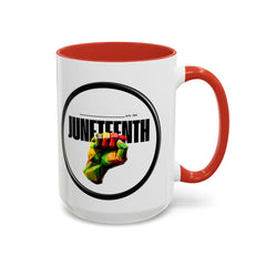 Juneteenth Accent Coffee Mug - Celebrate Freedom and Heritage