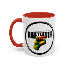 Juneteenth Accent Coffee Mug - Celebrate Freedom and Heritage
