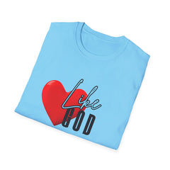 LOVE LIKE GOD Unisex Softstyle T-Shirt - Perfect for Faith and Love Celebrations