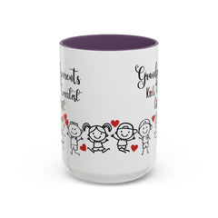Grandparents' Gift Coffee Mug - Kids' Greatest Love Design