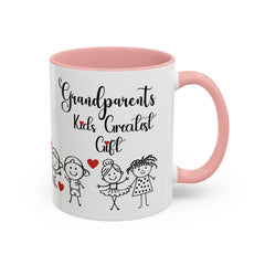 Grandparents' Greatest Gift Coffee Mug - Cute Family Design for Special Moments