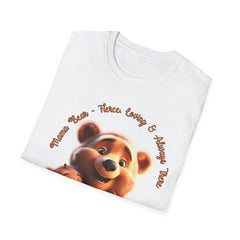 Love You Beary Much Mom T-Shirt | Cute Unisex Softstyle Tee for Mother's Day