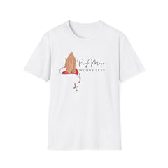Pray More Worry Less Unisex Softstyle T-Shirt