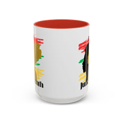Juneteenth Accent Coffee Mug - Celebrate Freedom & Heritage
