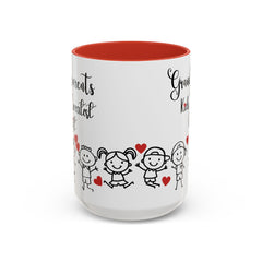 Grandparents' Greatest Gift Coffee Mug - Cute Family Design for Special Moments
