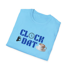 Coffee Lovers T-Shirt - 'CLOCK DAT'