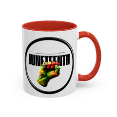 Juneteenth Accent Coffee Mug - Celebrate Freedom and Heritage
