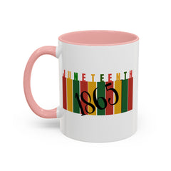 Juneteenth Accent Coffee Mug - Celebrate Freedom and History | 11oz & 15oz Options