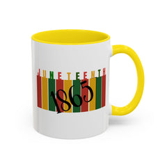 Juneteenth Accent Coffee Mug - Celebrate Freedom and History | 11oz & 15oz Options