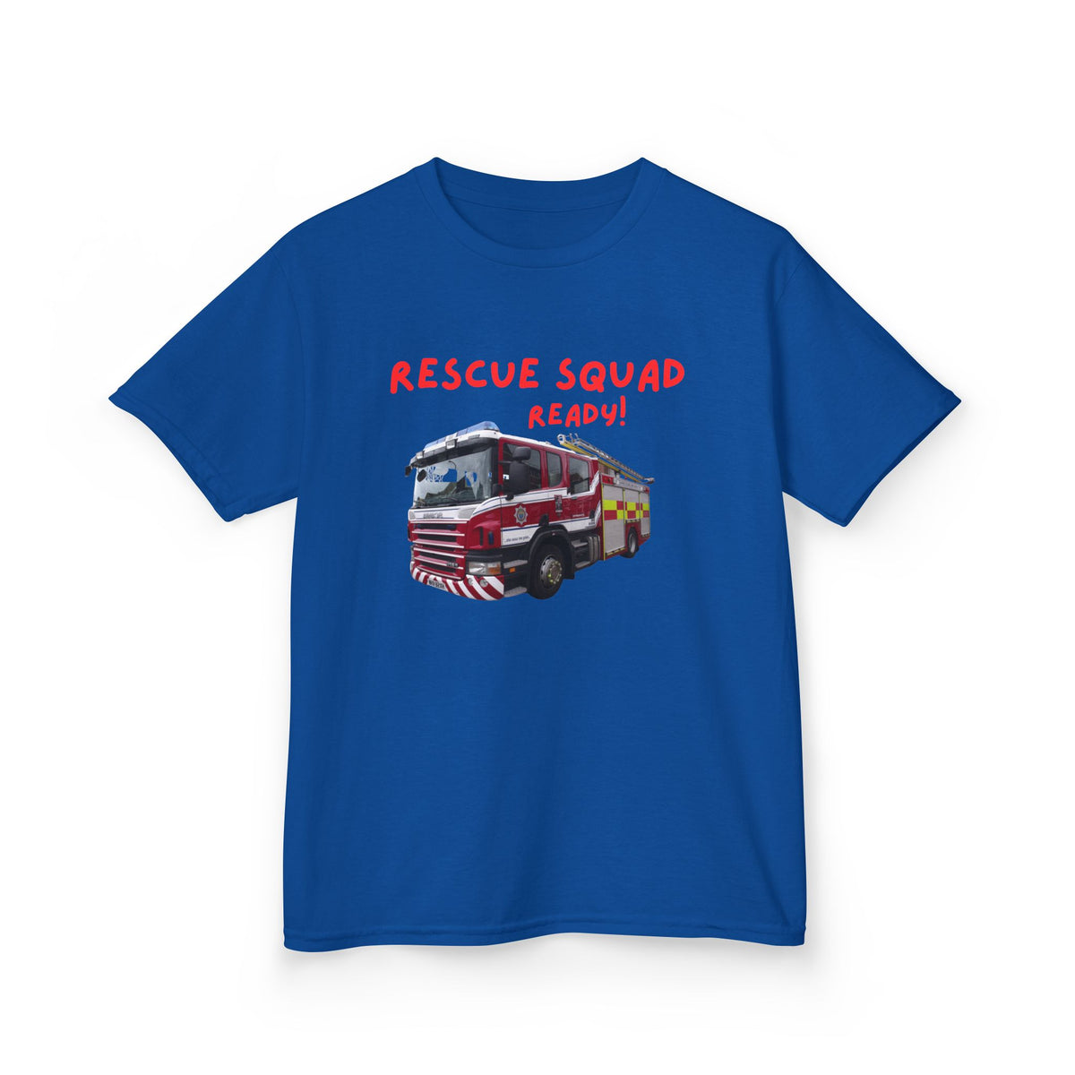 Kids Fire Truck Tee - Rescue Squad Ready!