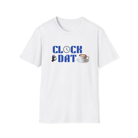 Coffee Lovers T-Shirt - 'CLOCK DAT'